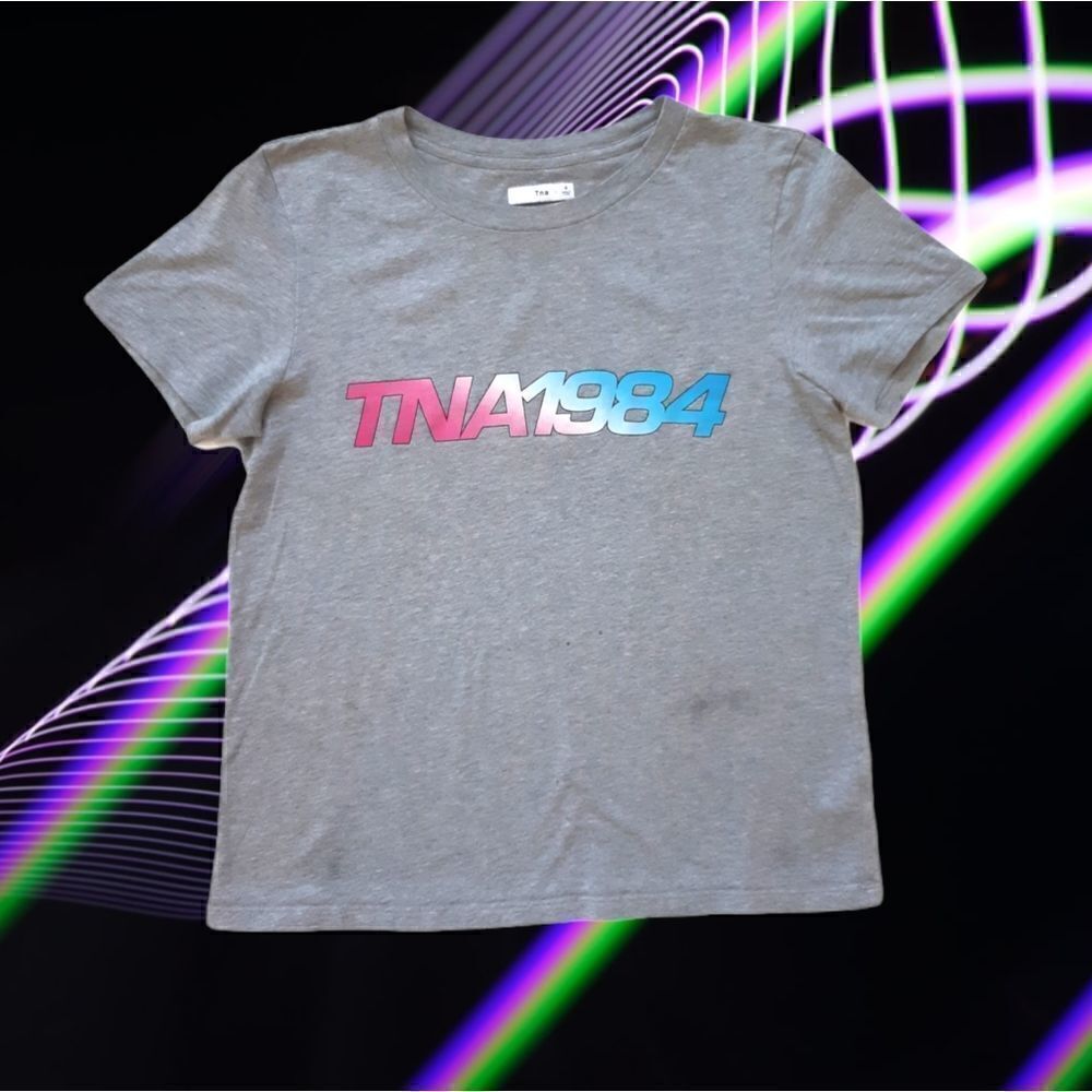 TNA 1984 Retro 80s Synthwave Style Tee - Picture 3 of 7